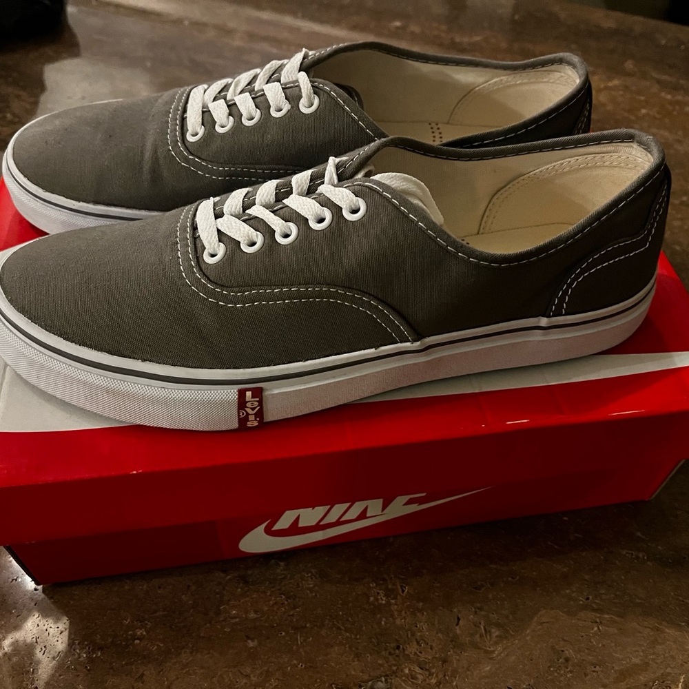 Size 12 Levi shoes used . Dont have the original box .